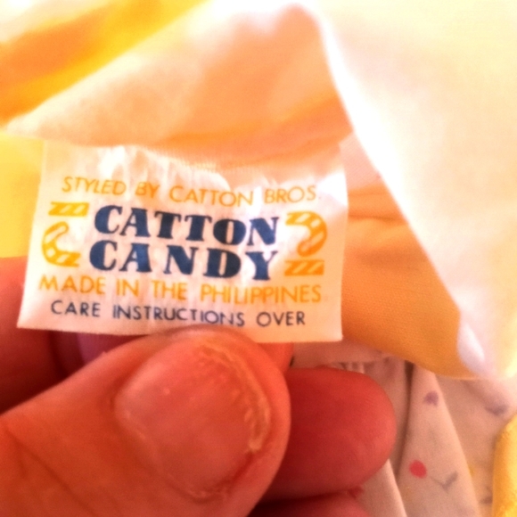 Vintage 1980s Catton Candy baby dress 0to6 month - Picture 4 of 9